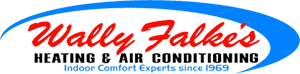 Wally Falke's Heating & Air Conditioning Logo